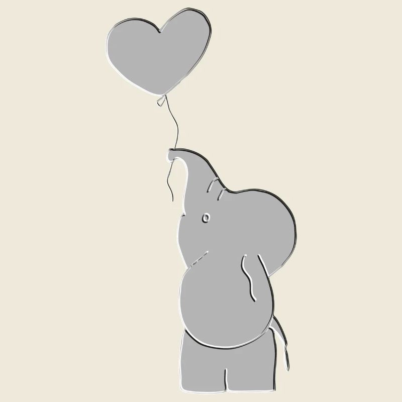 Ballon de secours éléphant