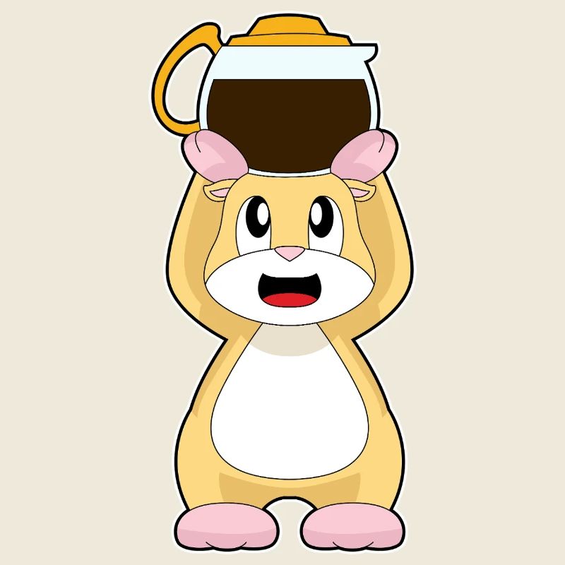 Hamster Coffee Coffee Pot