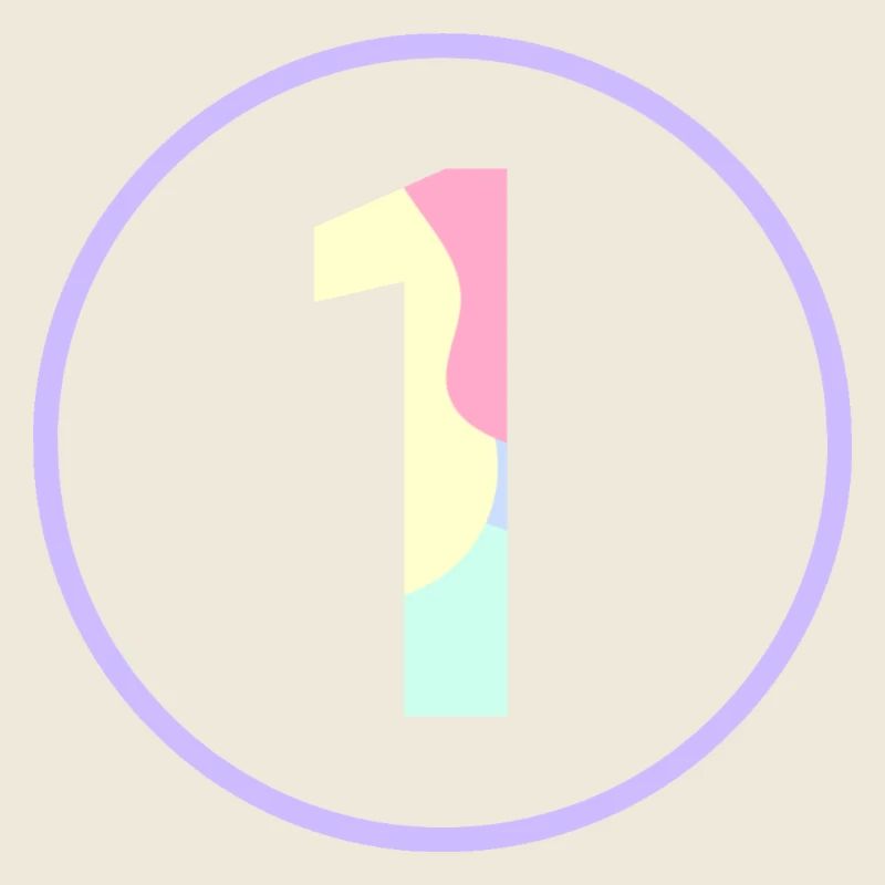 Pastel "One" 1- ApriNoeScor