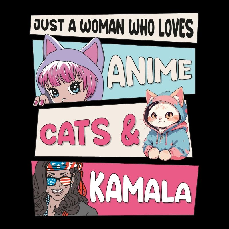 Chat Dames pour Kamala - Anime, Chats et Kamala 24