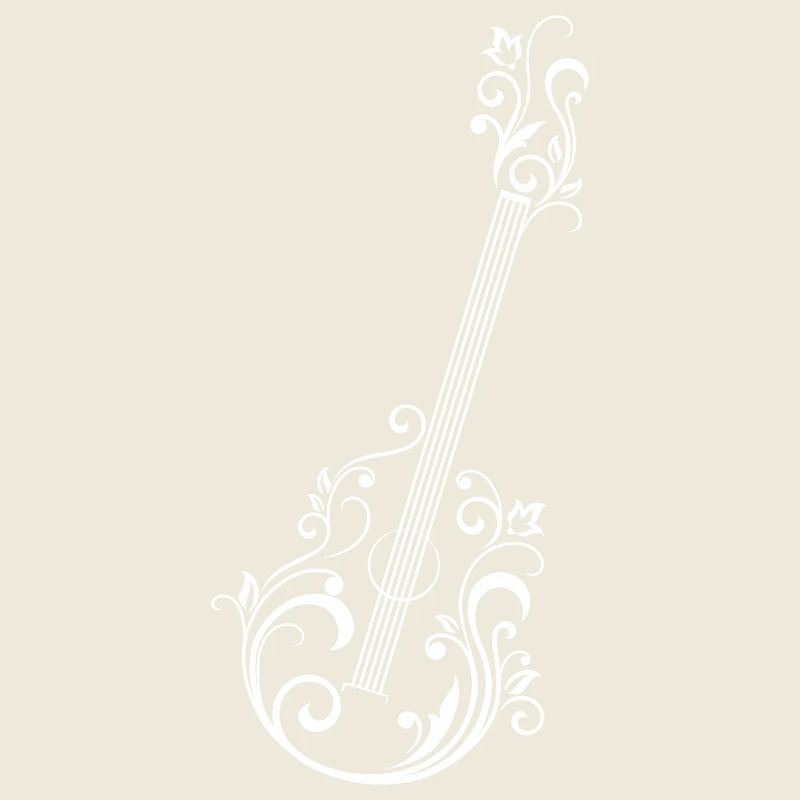 Kunstvolles Gitarrendesign