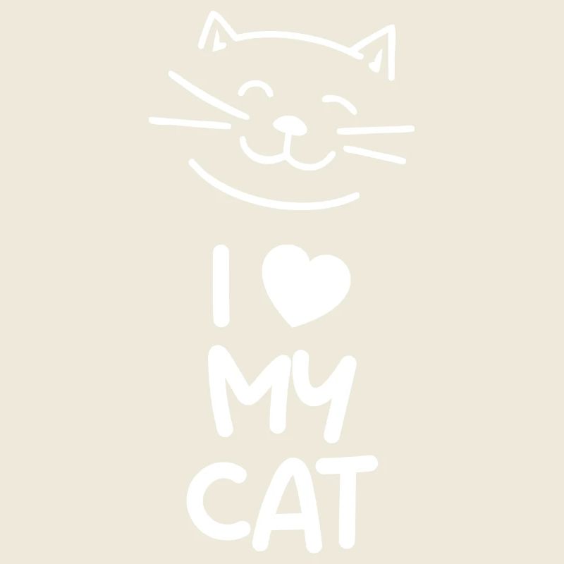 I love my cat (dark)