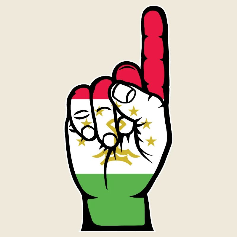Drapeau du Tadjikistan numéro 1