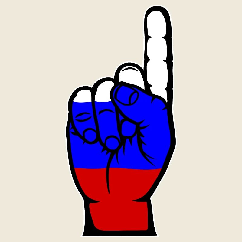 Russia flag number 1