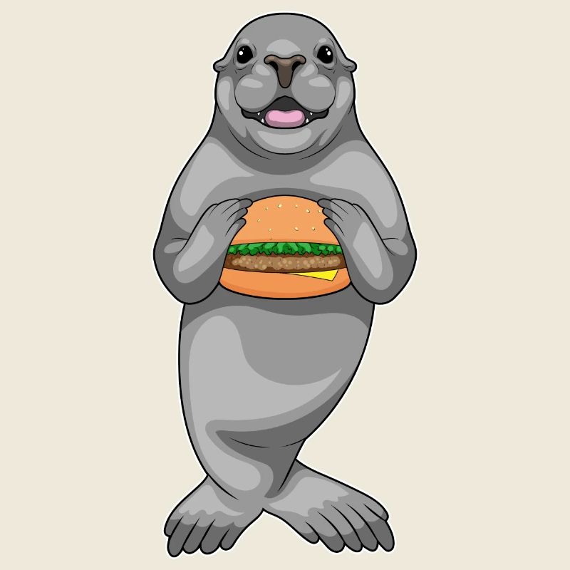 Seehund Hamburger