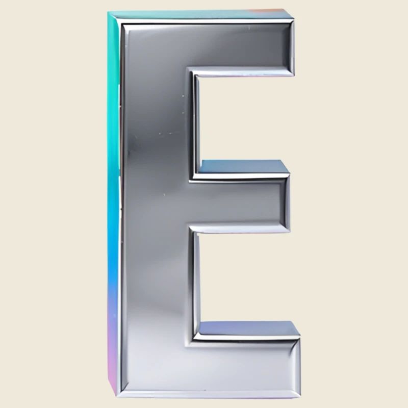 Chrome ,, E " Métallisé