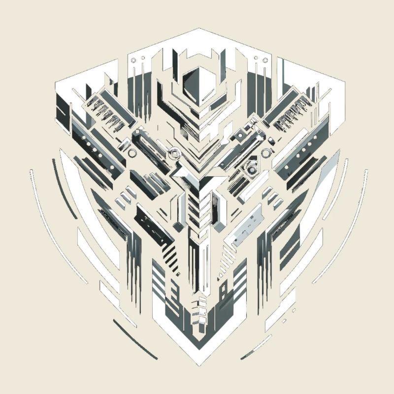 Monochrome Mech Heart