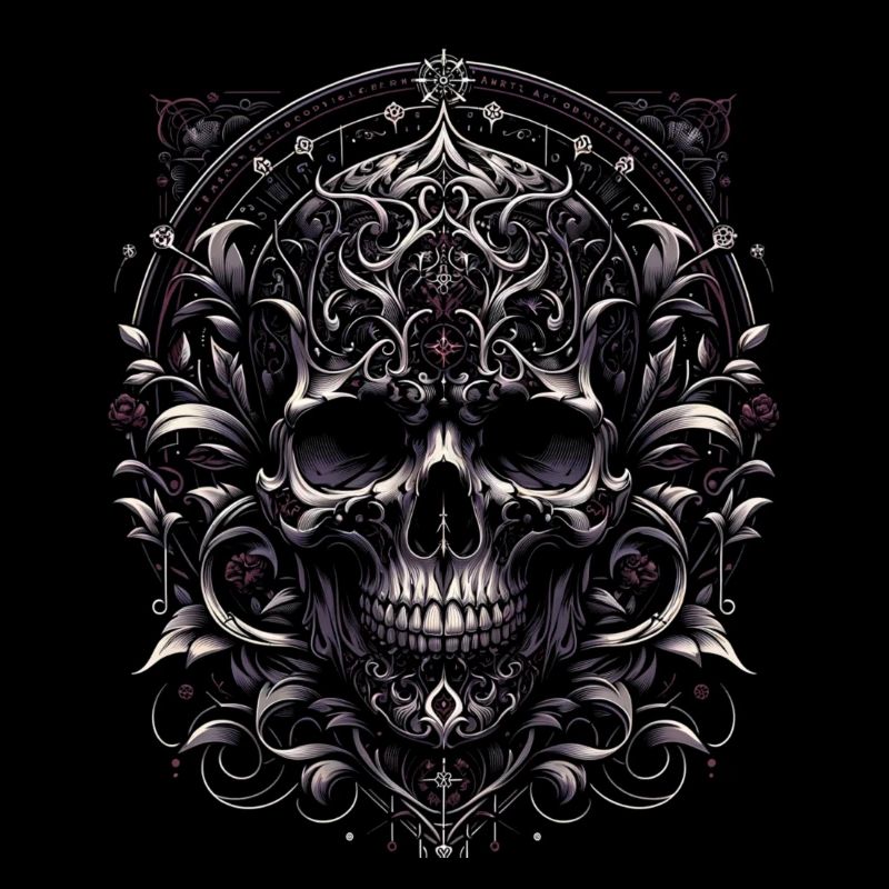 Majesté crâne baroque