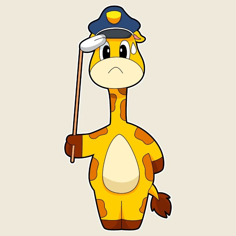 Giraffe Policier
