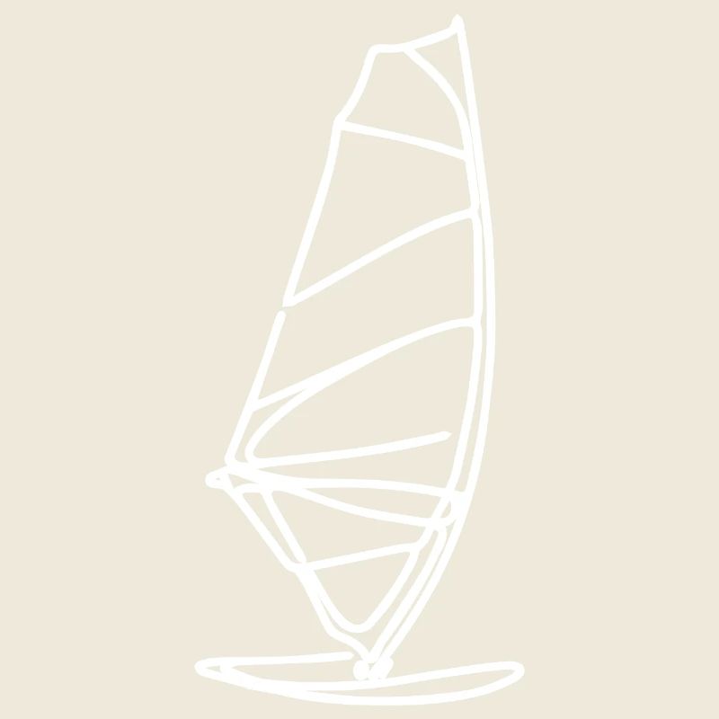 Windsurfbrett Skizze