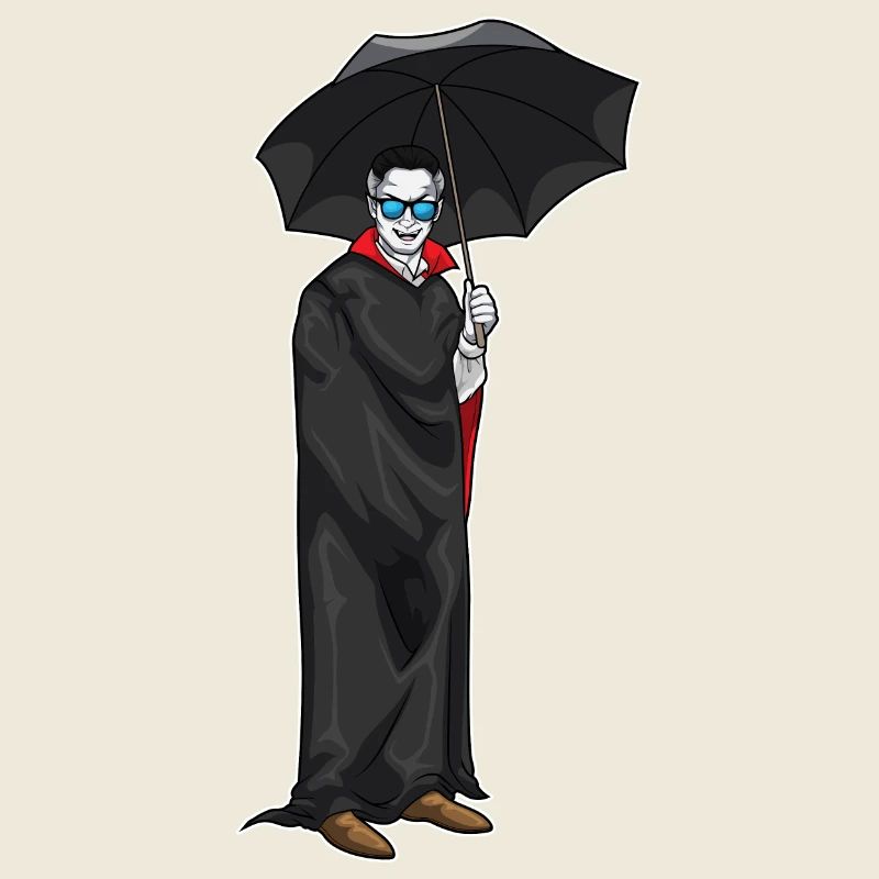 Vampir Halloween Regenschirm