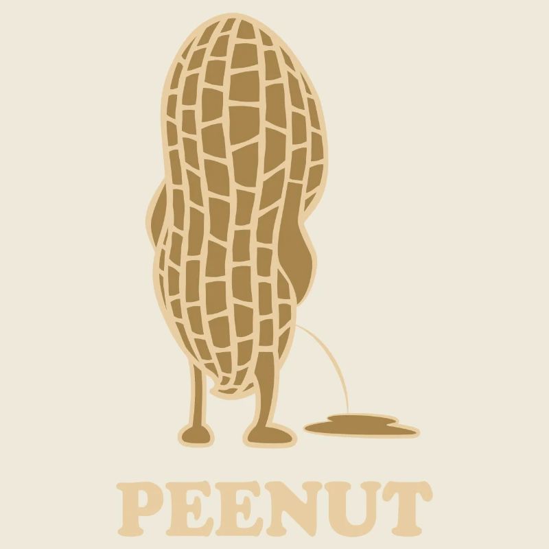 PeeNut - a peanut needs to pee, pun