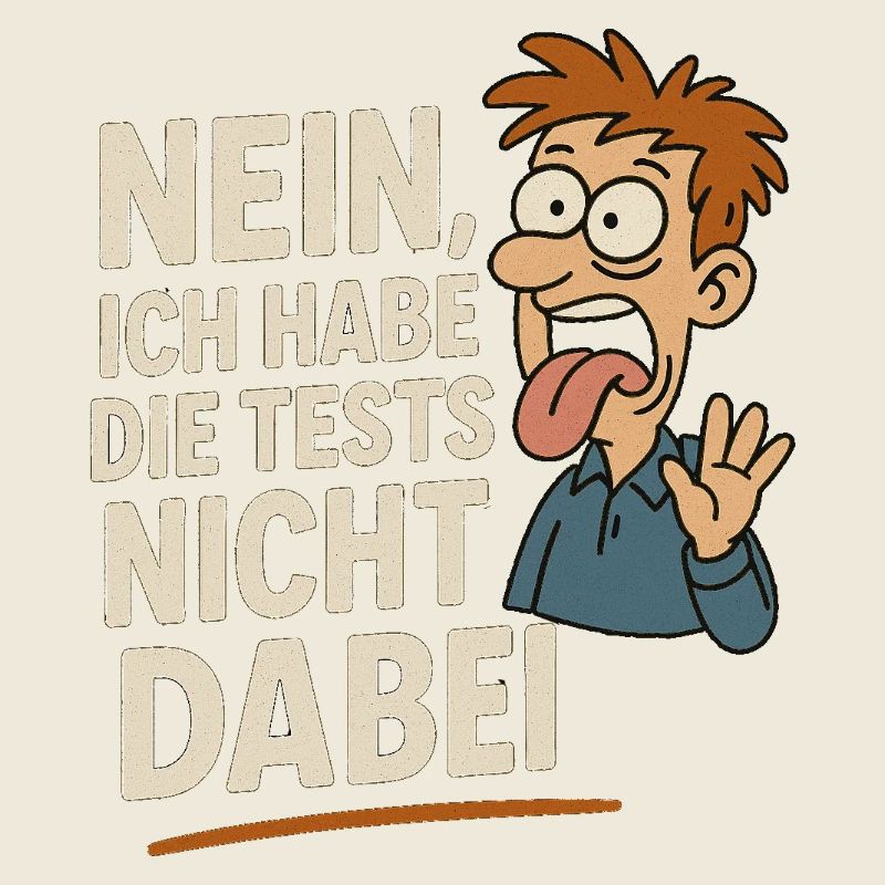 Fun Lehrer Shirt – Tests nicht dabei