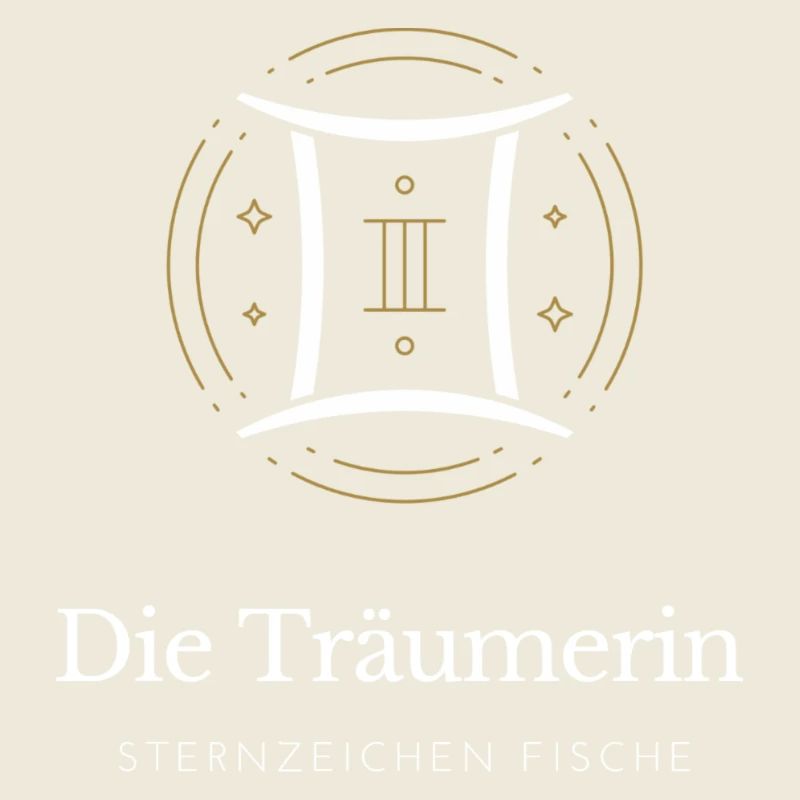 Pisces Träumerin Sternzeichen Muster