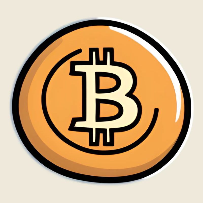 Bitcoin Münzkunst Emblem