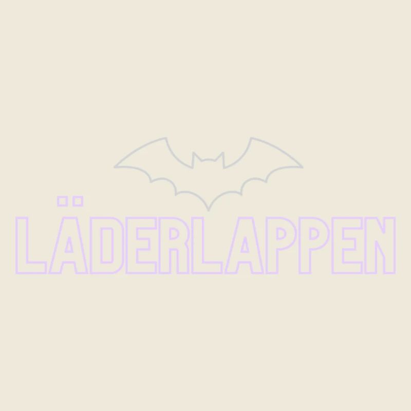 Lila Bat Neon Schriftdesign