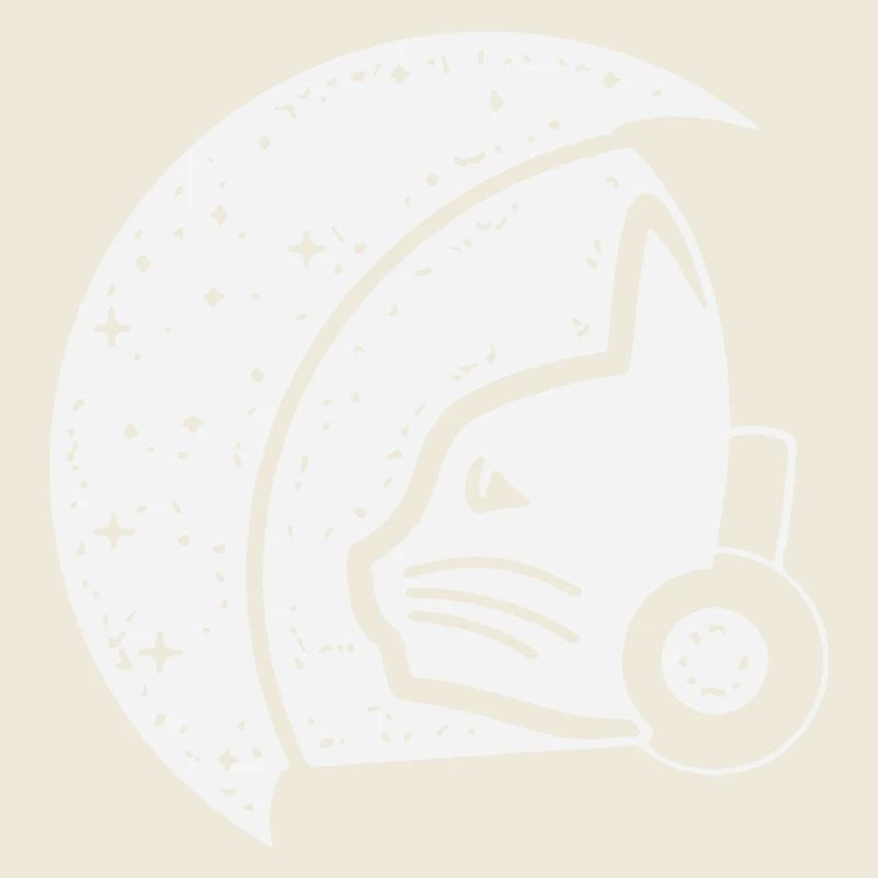 Galactic Cat Astronaut Illustration