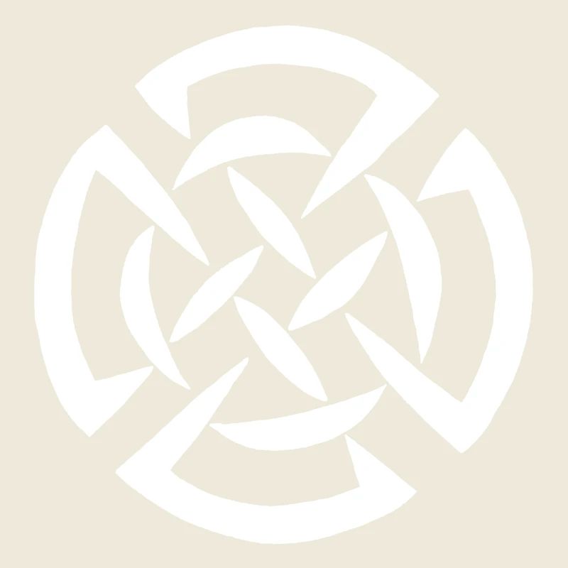 Weißes keltisches Graffiti