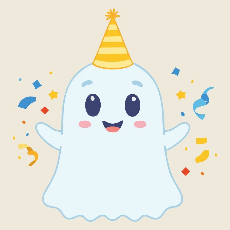 cute party ghost