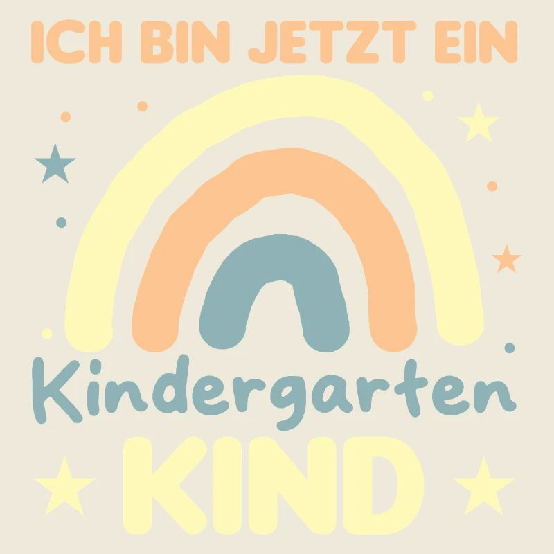Enfant de maternelle Arc-en-ciel Je suis maintenant dans le