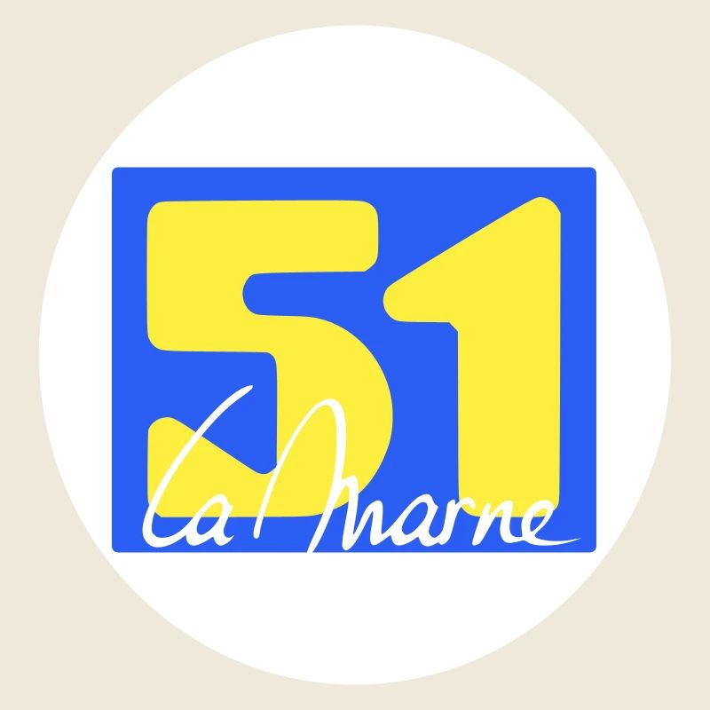 Ikonisches La Marne-Logo in leuchtenden Farben