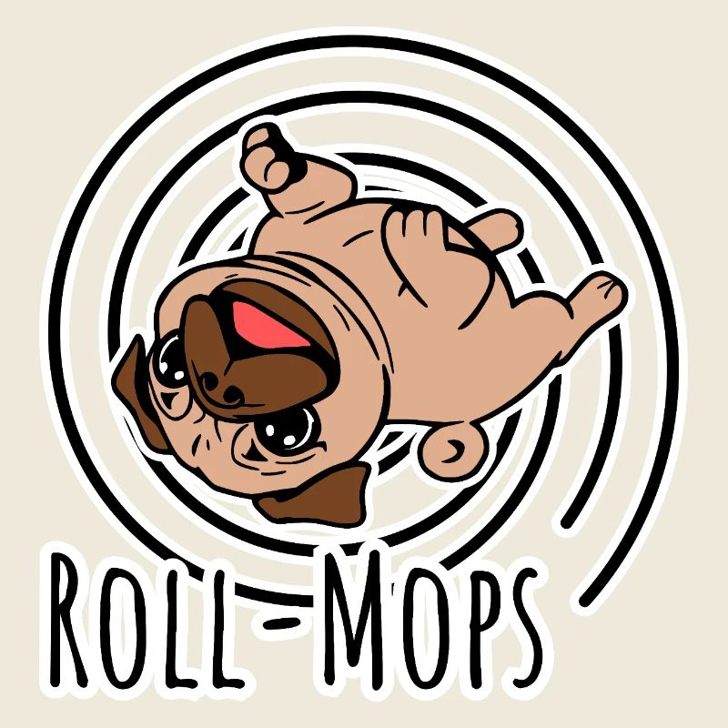 Rolling Pug - Un carlin roulant