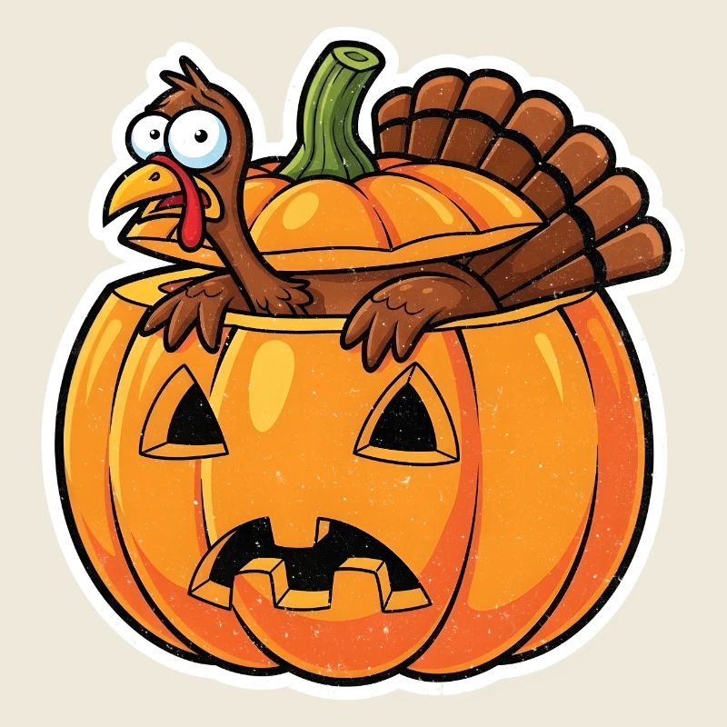 Pumpkin Heroes : Dinde effrontée à l’automne Halloween