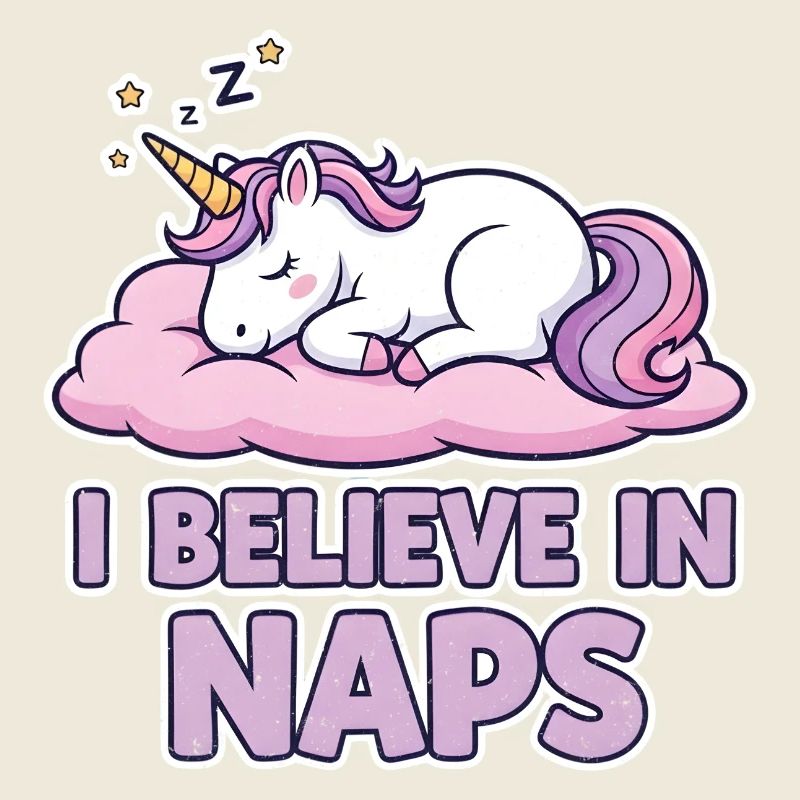 Sleeping Unicorn on Cloud – Naps