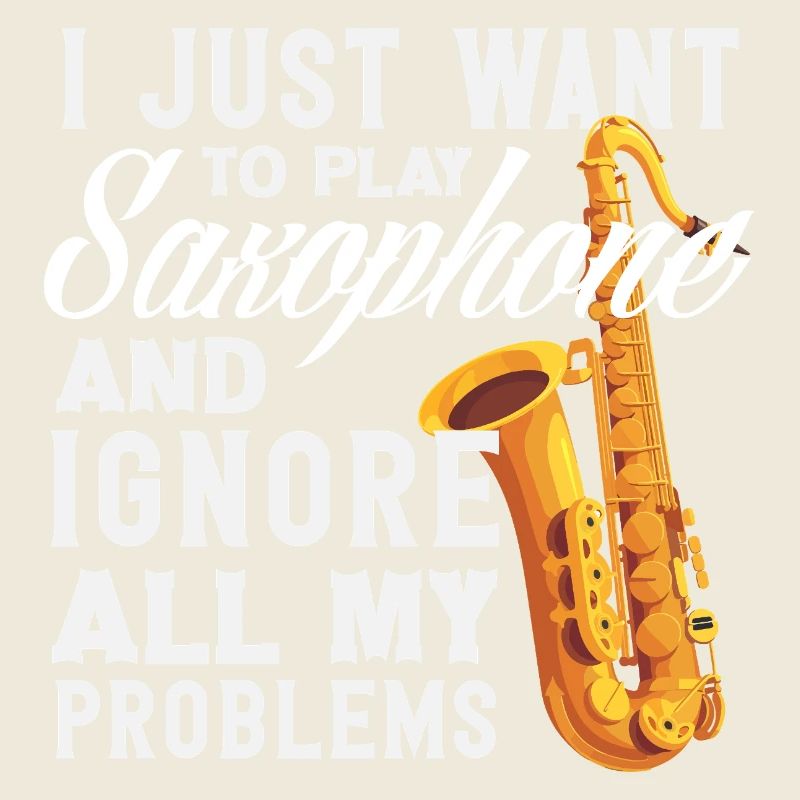 Playing the Saxophone Ignoring All Problems