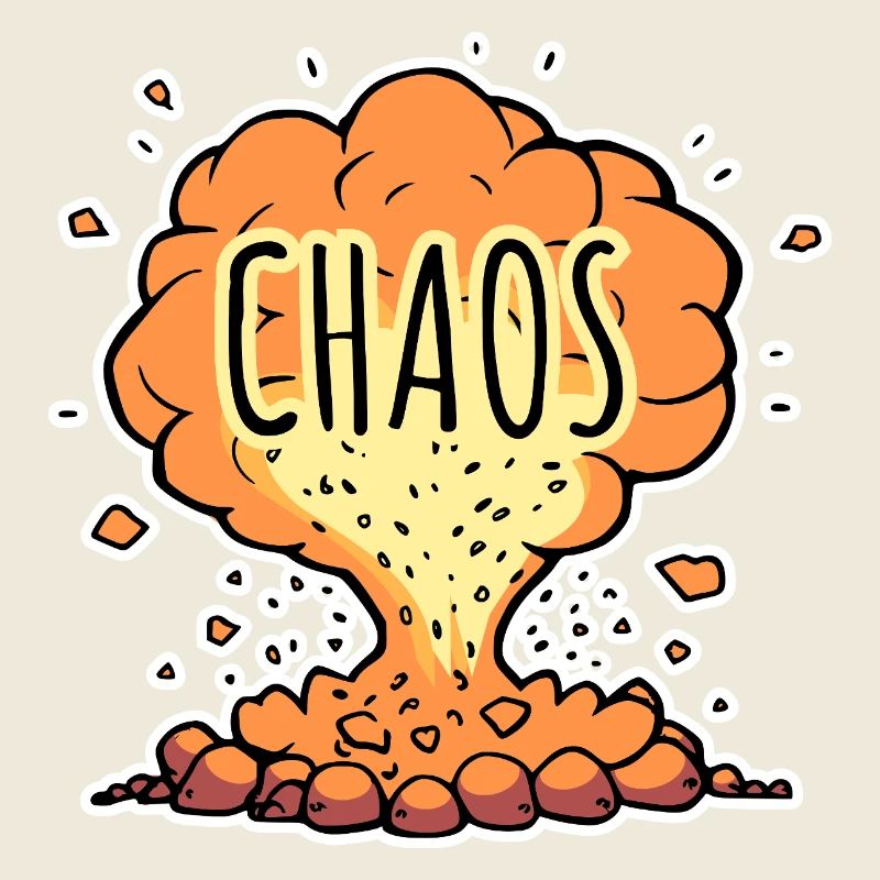 C'est le chaos total !