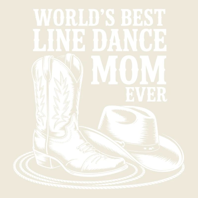LineDance Mama mit Cowboystiefeln