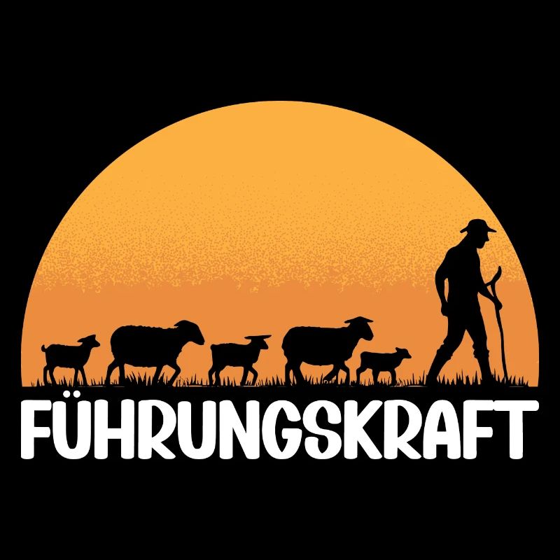 Führungskraft Schafe Hirte Geschenkidee Lustig