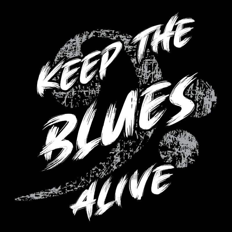 Le blues est vivant Gardez le blues vivant