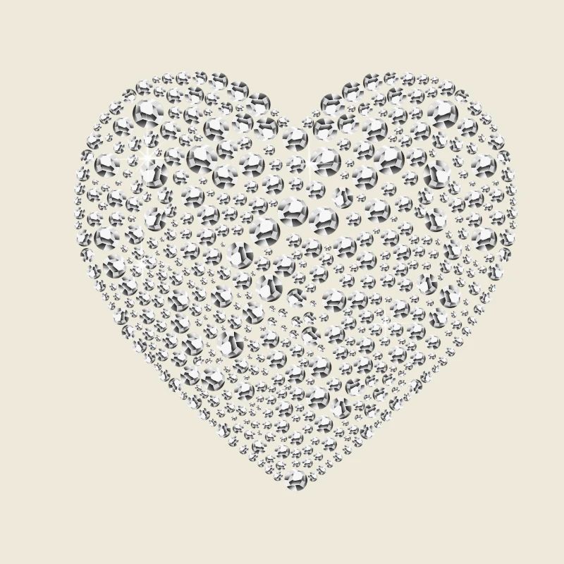 Diamonds heart