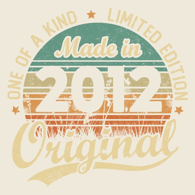 Vintage Retro Geburtstagsgeschenk 2012 Vintage