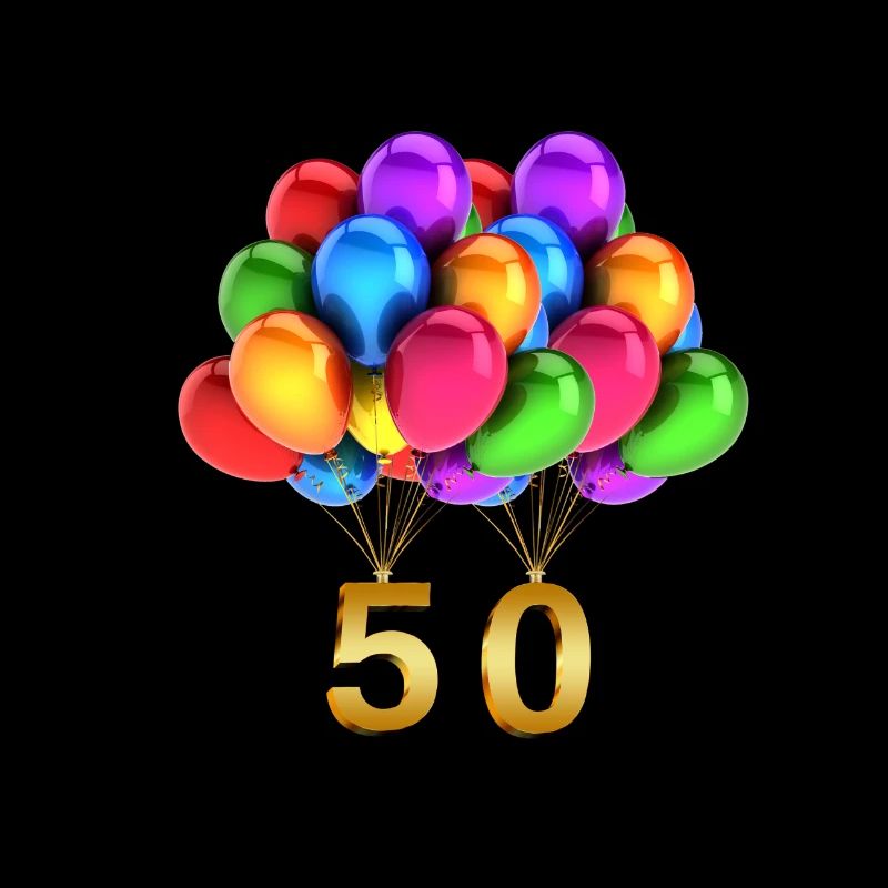 Geschenkidee zum 50. Geburtstag Luftballons