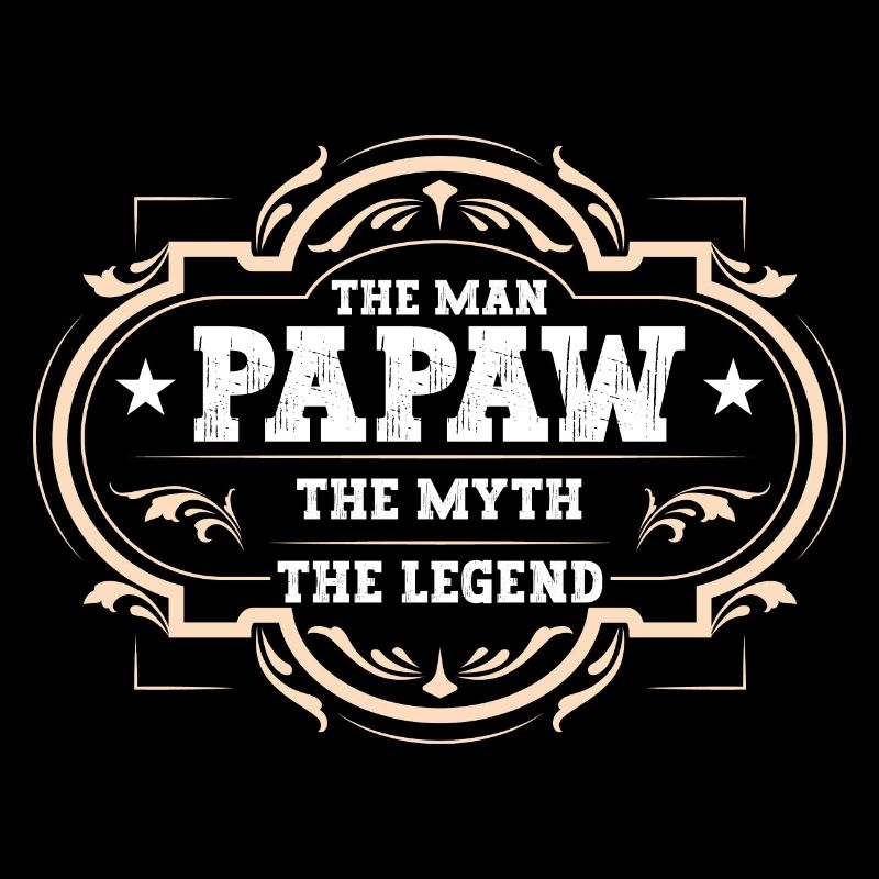 Papa Vater Opa Geschenkidee Papaw Spruch Retro