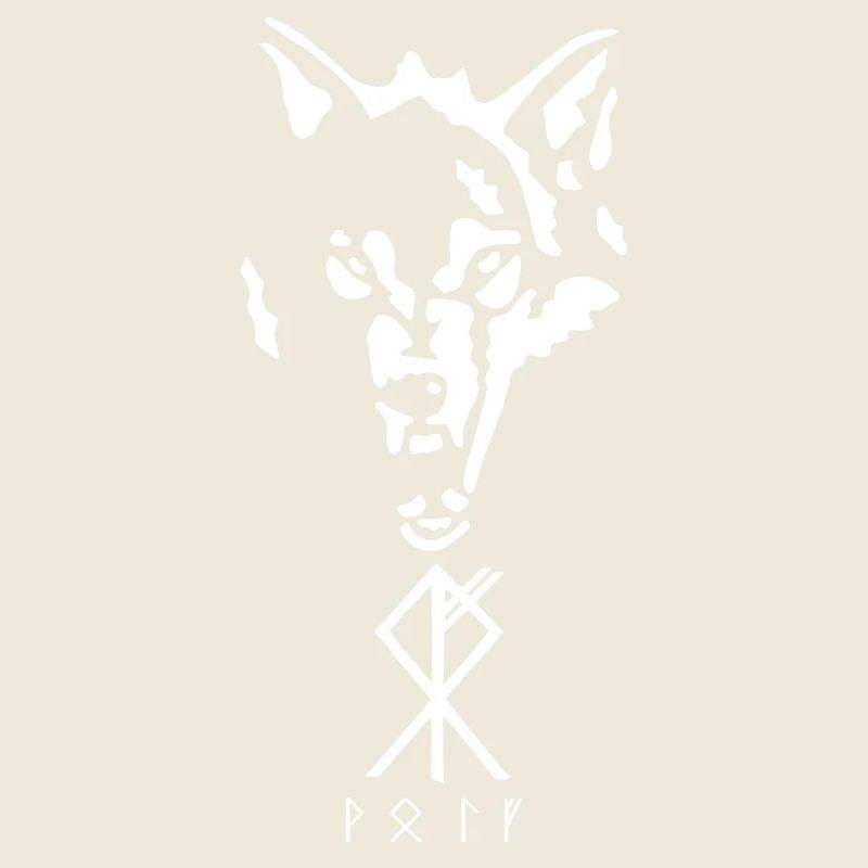 Wikinger-Rune des Wolfes