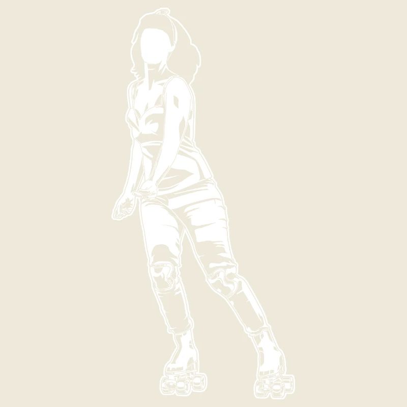 Roller Skater Mädchen