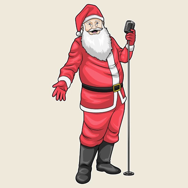 Weihnachtsmann Weihnachten Sänger