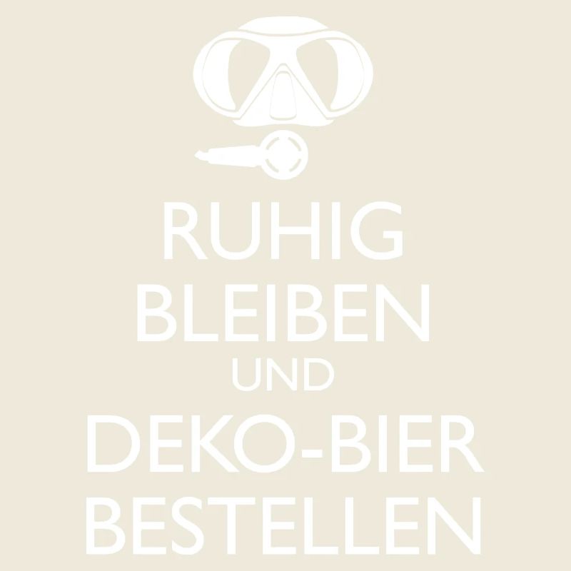 Ruhig bleiben und Deko-Bier bestellen Umhängetasc
