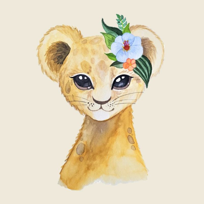 Bébé lion