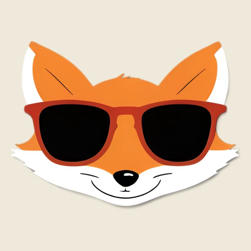 Style lunettes de soleil Fox