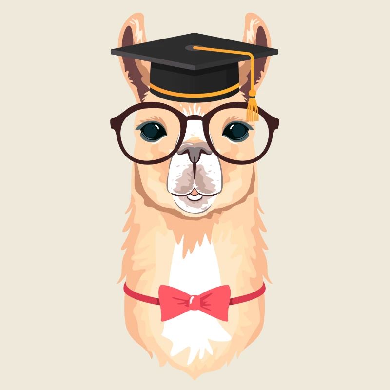 Alpaca Doctor Hat - Graduation Gift
