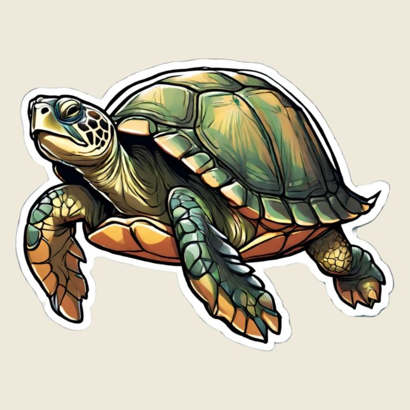 Tortue de mer vivante