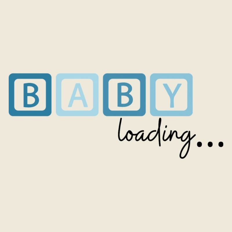 Baby loading…Aufdruck