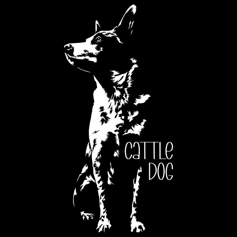 Cattle Dog Silhouette Hunde Hütehunde Wilsigns