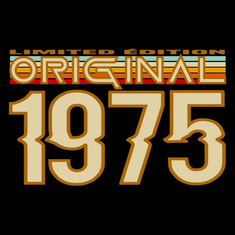 Original 1975 Retro Typography