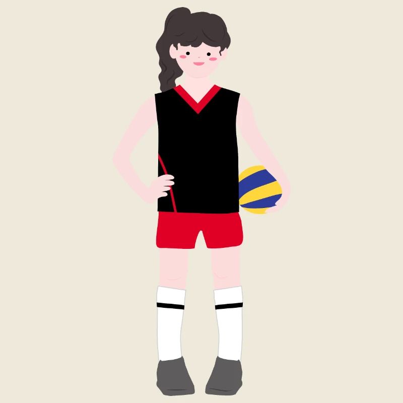 Female Volleyball Player2