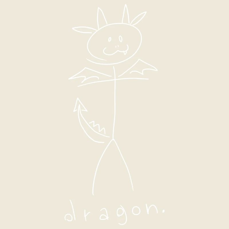 Dragon. (lignes blanches) (par Leni Riosa)